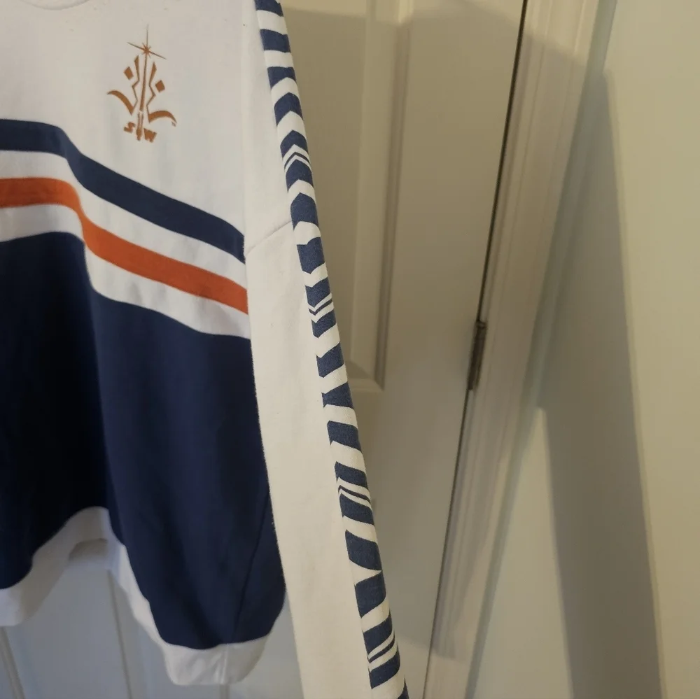 Star Wars Ahsoka Tano colorblock crew neck long sleeve sweatshirt Size XL - Picture 3 of 5